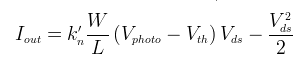 Equation 4 - CMOS Current Output